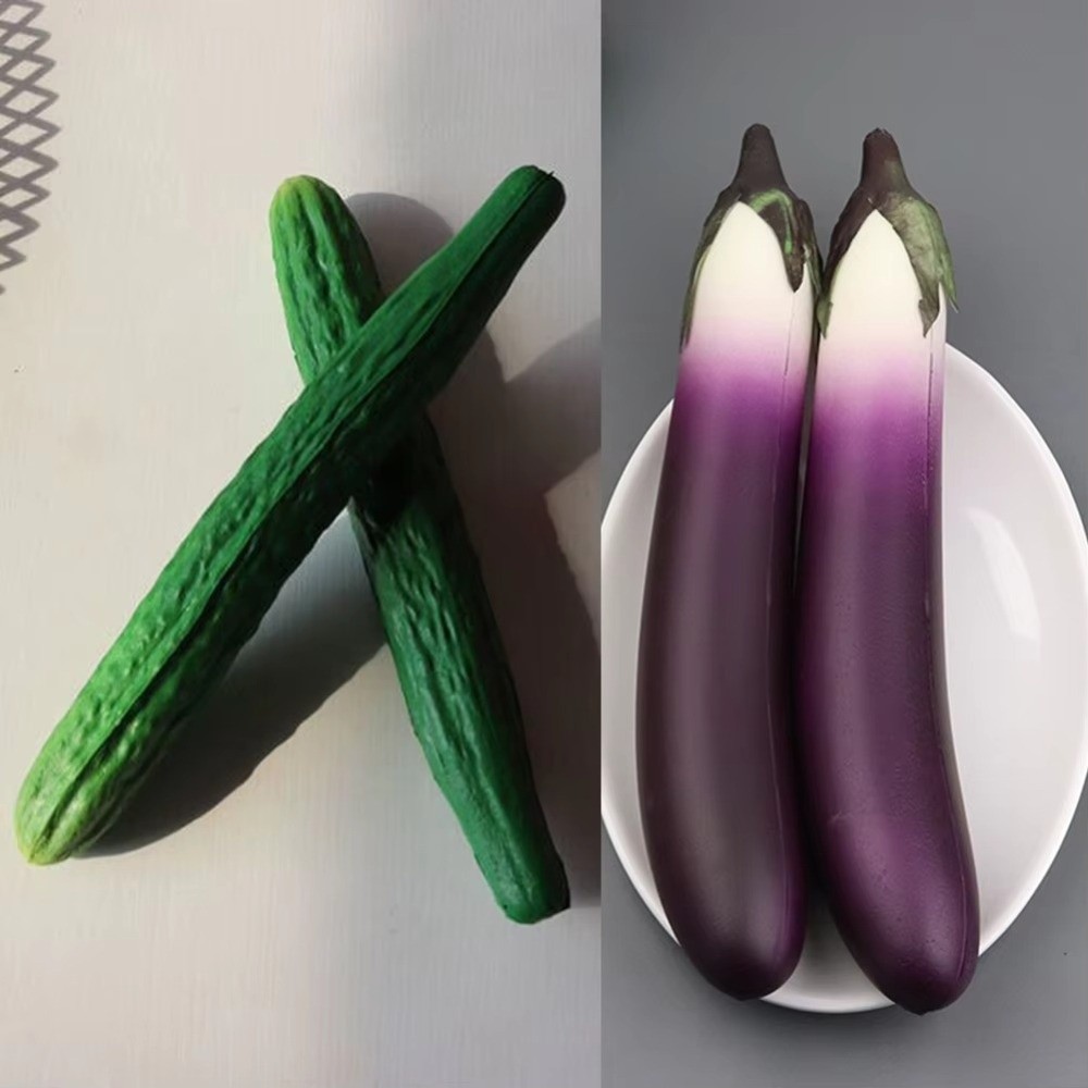 Photography Still Life - خضروات صناعية من البولي يوريثان: خيار،