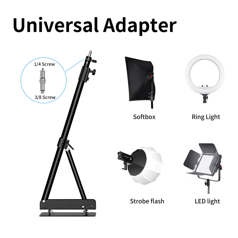 100/135/ 170 سنتيمتر جدار تصاع - مراجعة Strobe Light Studio وسعره
