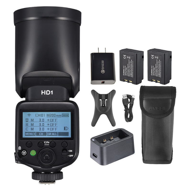 طقم إضاءة فلاش كاميرا JINBEI H - مراجعة Photography Kit وسعره