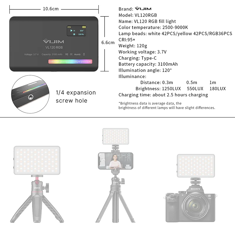 ضوء محمول جديد لعام 2026 بـ 12 - مراجعة Photography Lighting وسعره