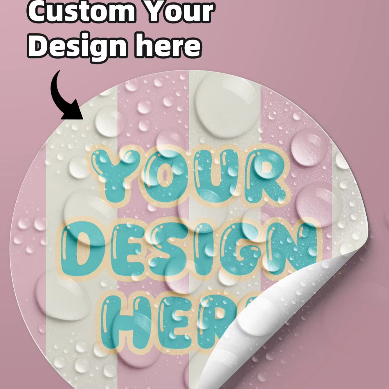 1/60/120 قطعة ملصقات دائرية مخ - مراجعة Photography Logo وسعره