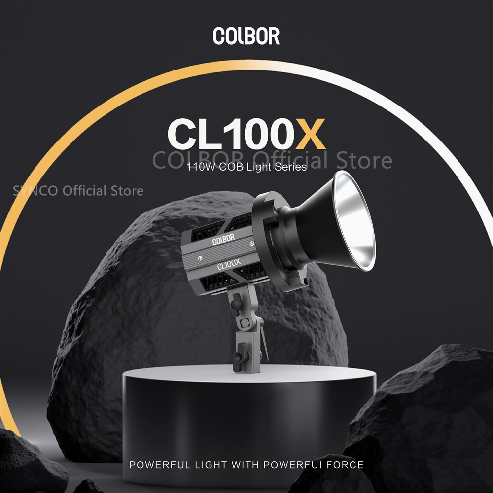COLBOR-CL100X COB LED ضوء ، مص - مراجعة Strobe Light Studio وسعره