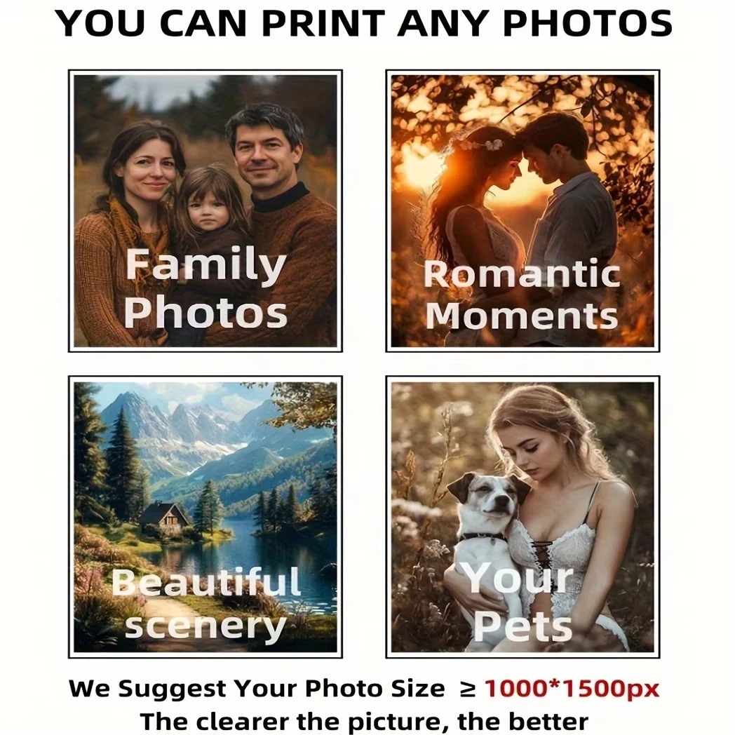 لوحة قماشية مخصصة بالصور، فن ج - مراجعة Photography Ideas وسعره
