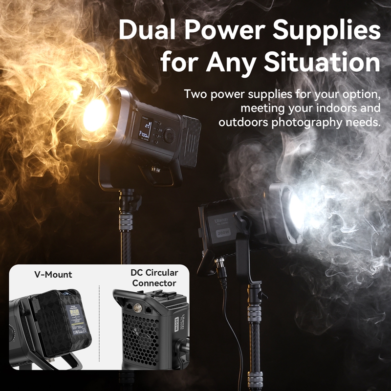أولانزي VL-200Bi 200 واط ضوء ف - مراجعة Strobe Light Studio وسعره