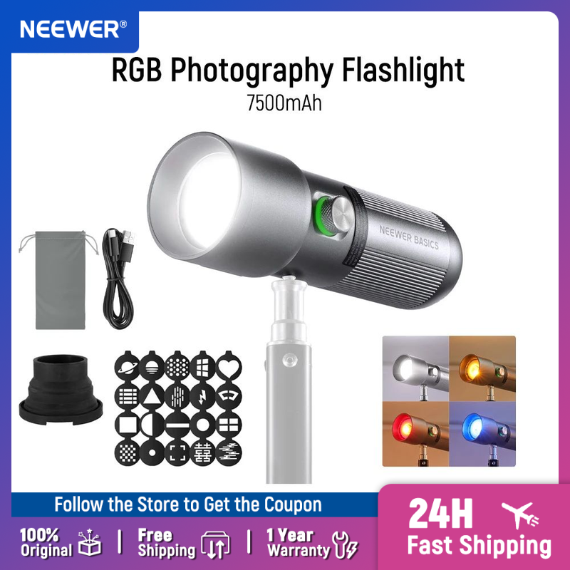 NEEWER BASICS FL10 LED مصباح ي - مراجعة Strobe Light Studio وسعره
