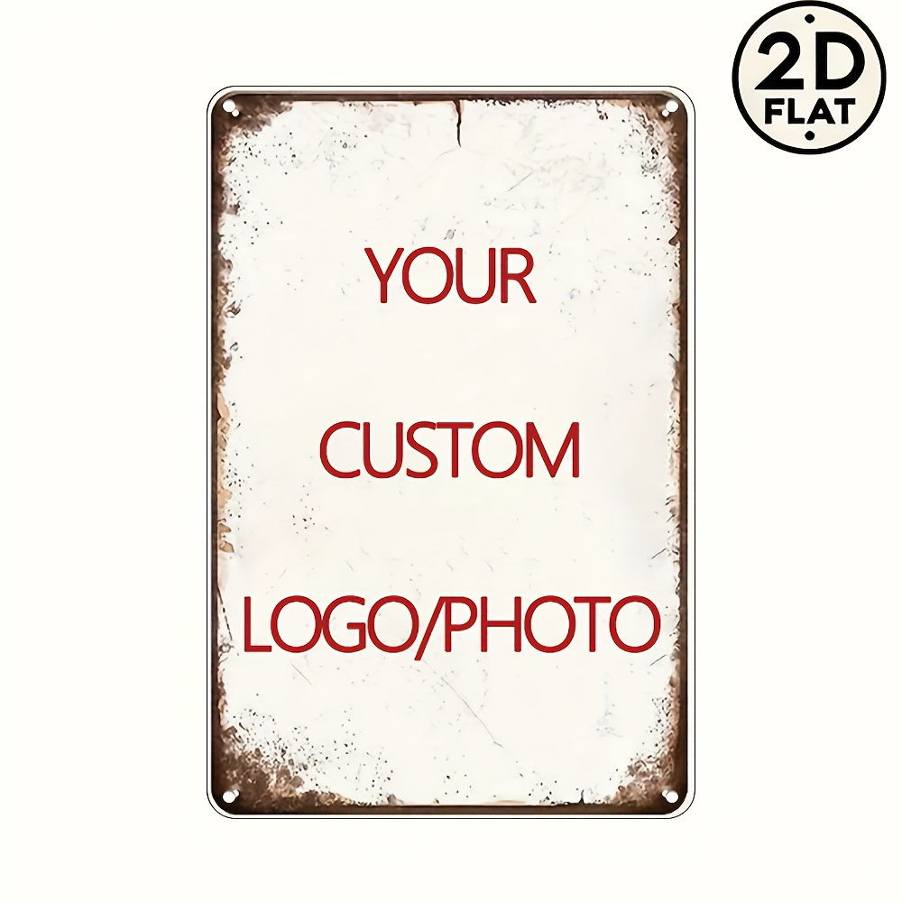لافتة معدنية مخصصة بتصميمك الخ - مراجعة Photography Logo وسعره
