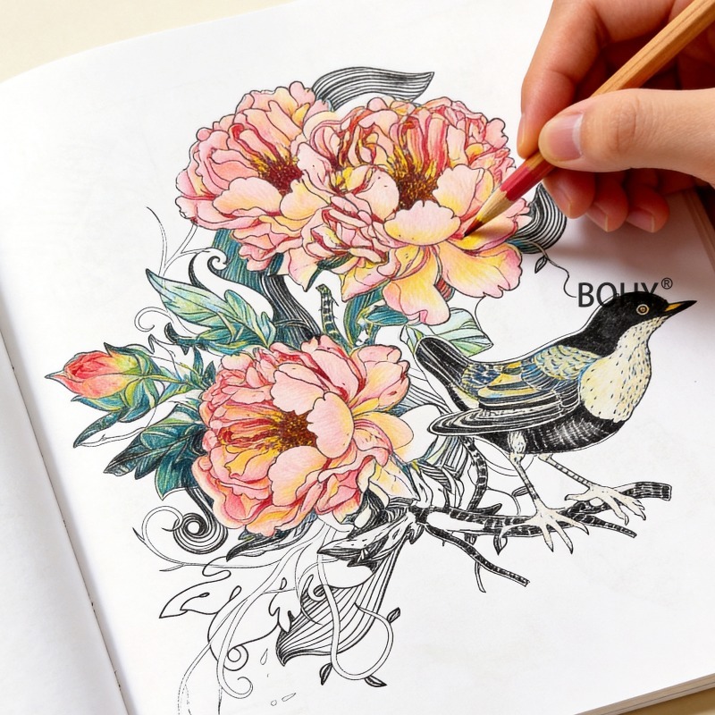 كتاب تلوين هادئ للبالغين بتصمي - مراجعة Photography Book وسعره